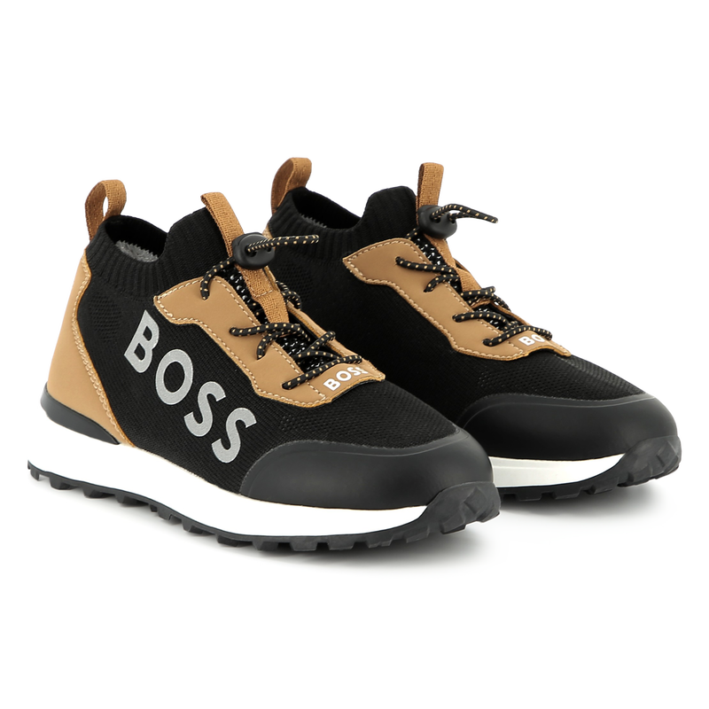 Elasticated lace sneakers BOSS 
                    BOY