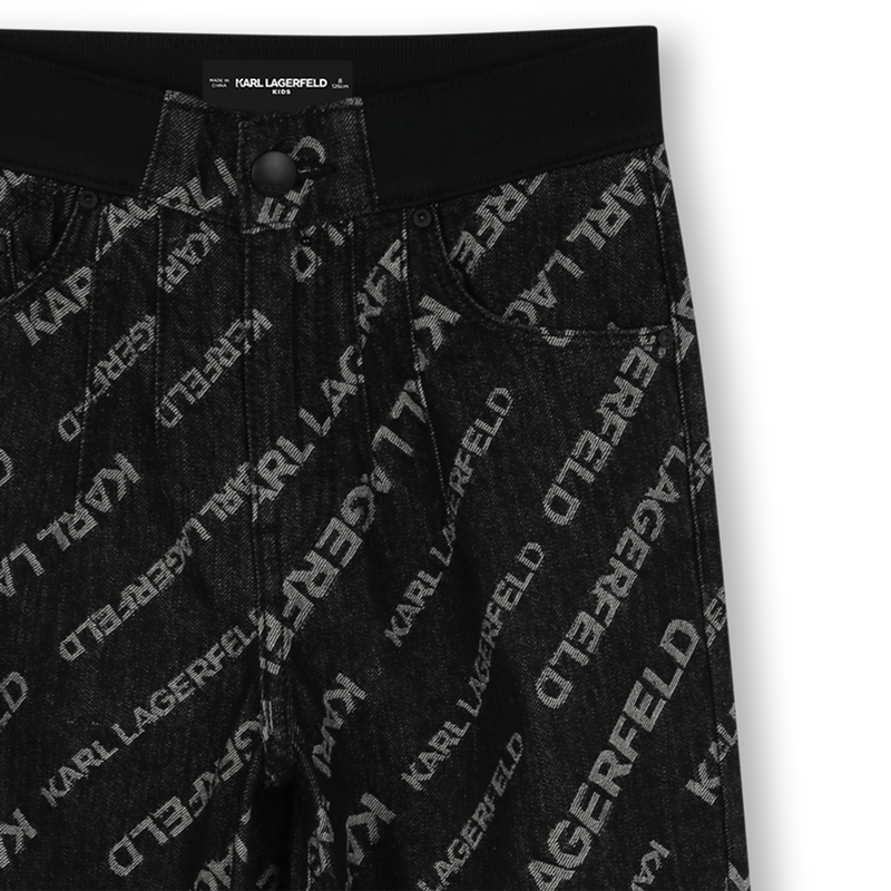 Denim trousers KARL LAGERFELD KIDS 
                    GIRL