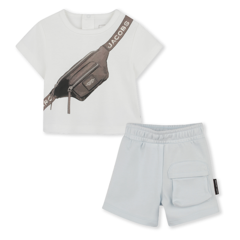 Cotton T-shirt and shorts THE MARC JACOBS 
                    UNISEX