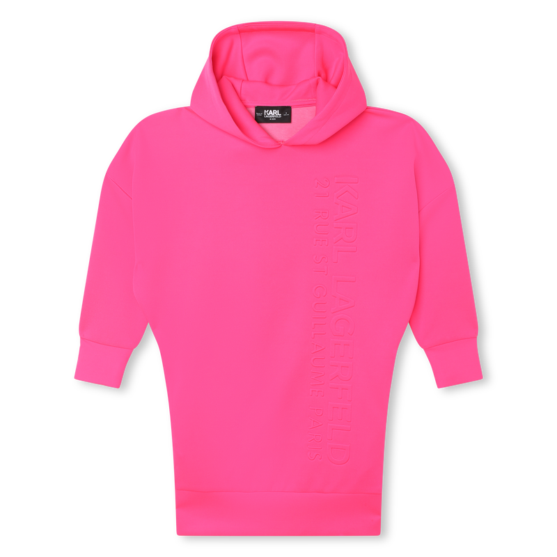 Hoodie dress KARL LAGERFELD KIDS 
                    GIRL