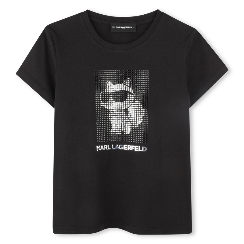 Short-sleeved T-shirt KARL LAGERFELD KIDS 
                    GIRL