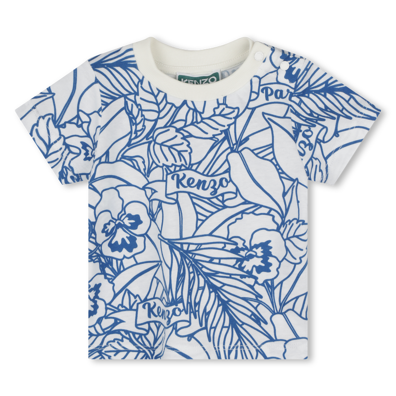 Printed cotton T-shirt KENZO KIDS 
                    BOY