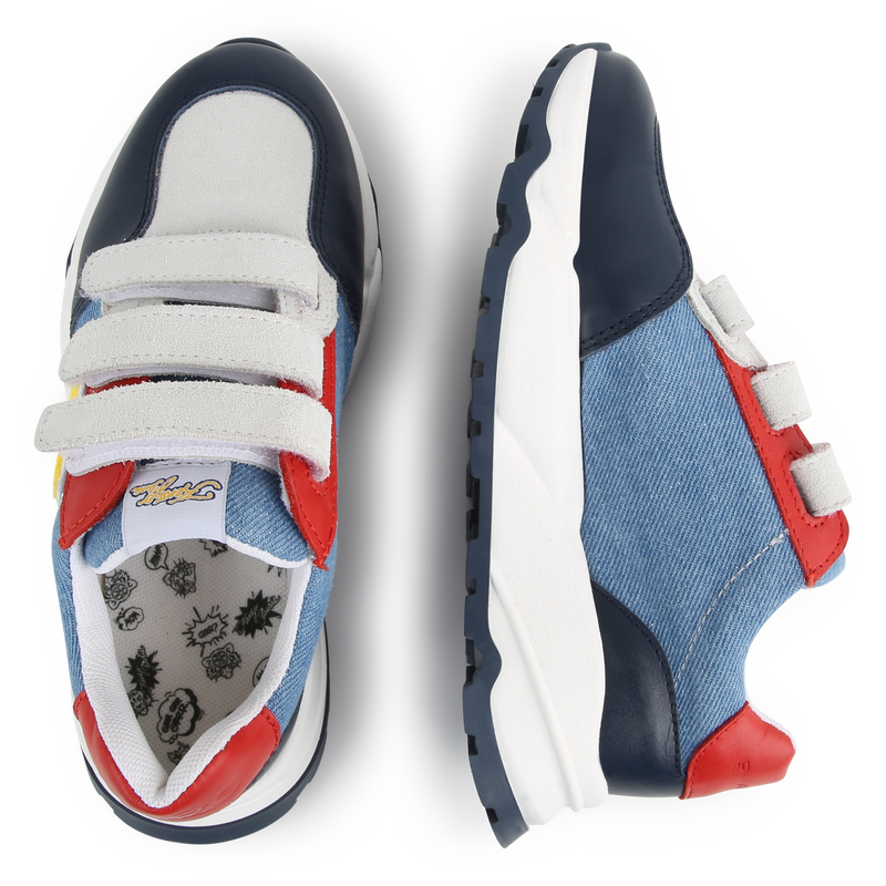 Leather Velcro sneakers KENZO KIDS 
                    UNISEX