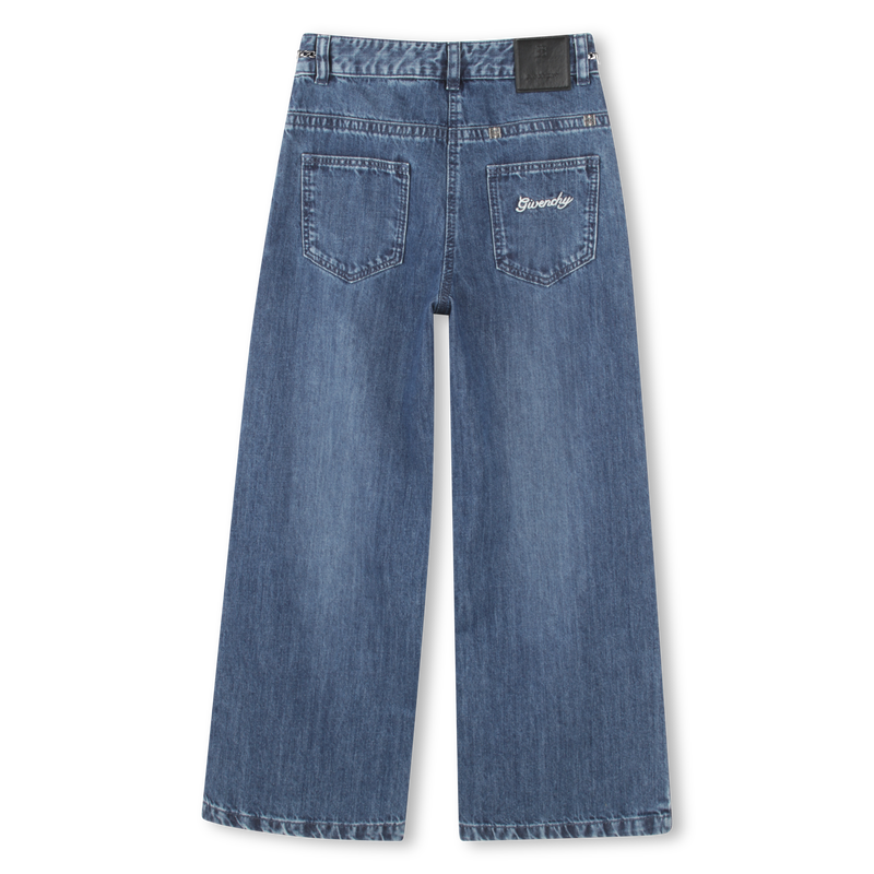 Flared jeans with thin chain GIVENCHY 
                    GIRL