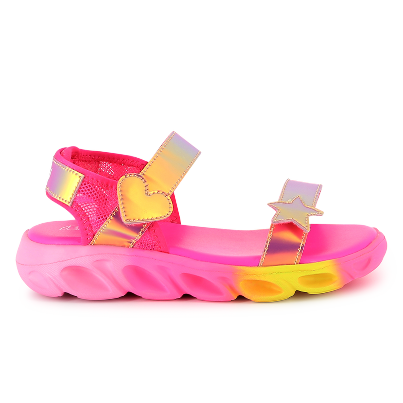 Bi-material sandals BILLIEBLUSH 
                    GIRL