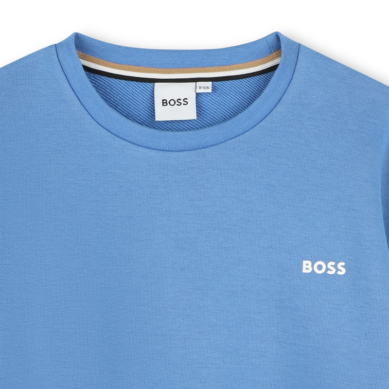 Plain round-neck sweatshirt BOSS 
                    BOY