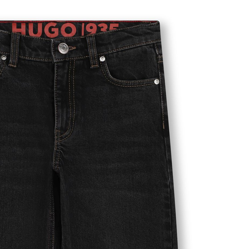 Frayed Edge Relaxed Jeans HUGO 
                    GIRL