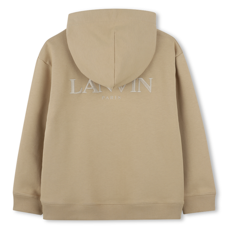 Fleece zip-up sweatshirt LANVIN 
                    BOY