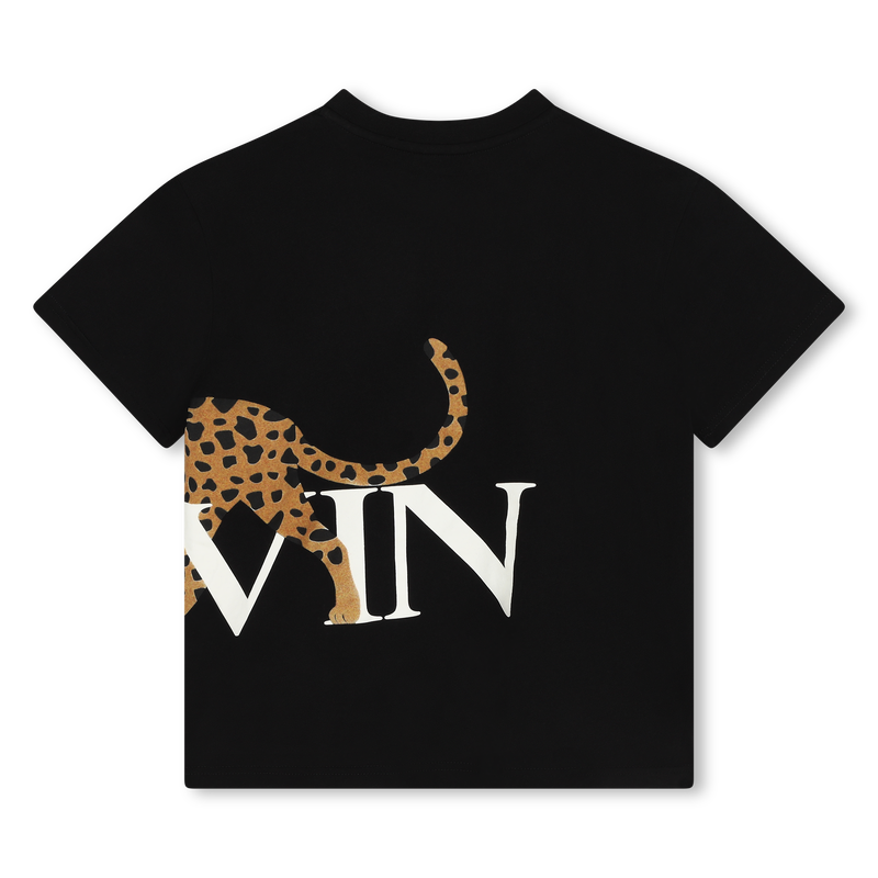 Hobo Cat Print T-Shirt LANVIN 
                    BOY