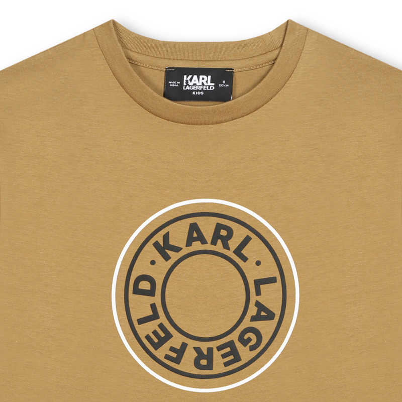 Short-Sleeved Logo T-Shirt KARL LAGERFELD KIDS 
                    BOY