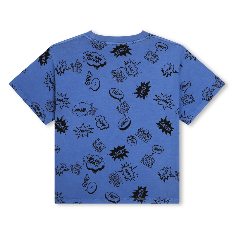 Printed cotton T-shirt KENZO KIDS 
                    BOY