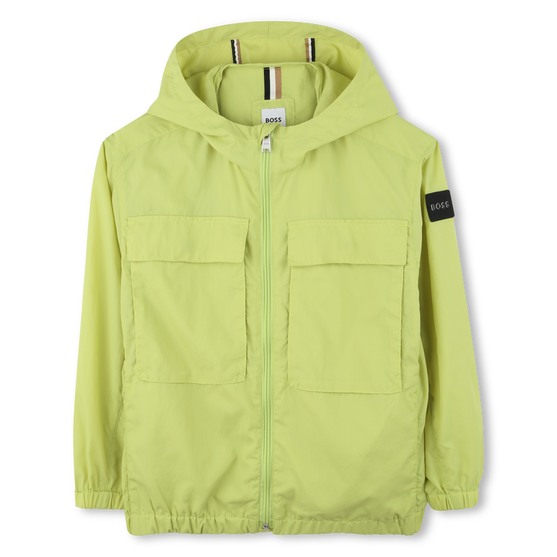 Hooded zip-up windbreaker BOSS 
                    BOY