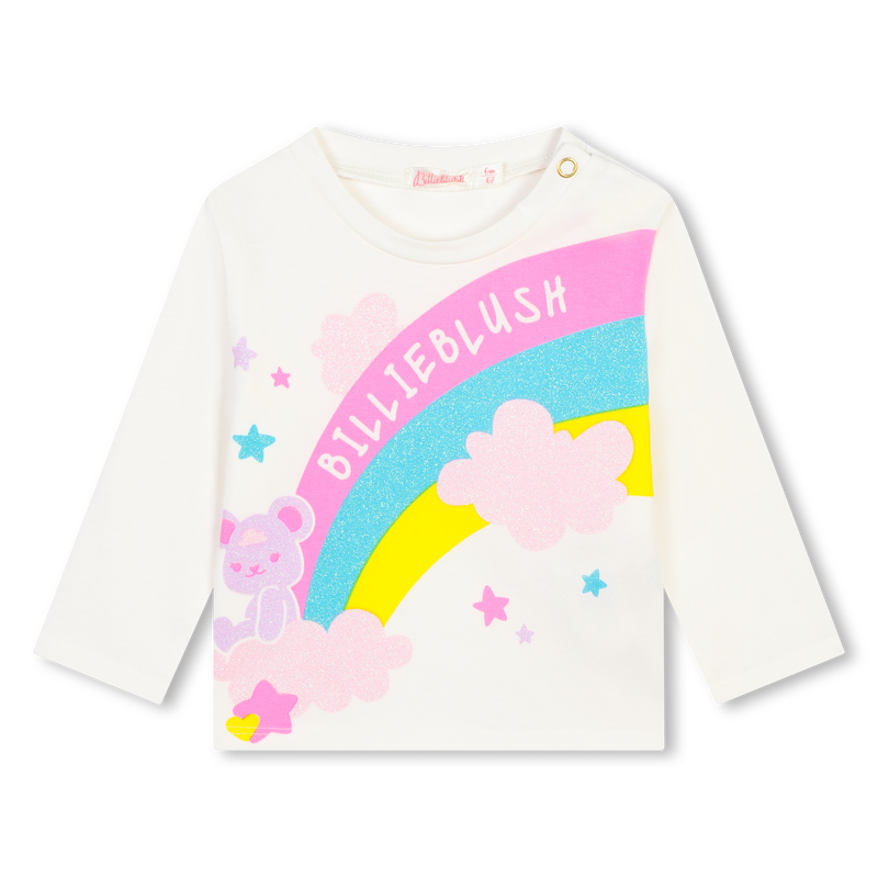 Long-Sleeved Cotton T-Shirt BILLIEBLUSH 
                    GIRL