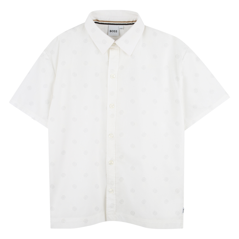 Printed cotton shirt BOSS 
                    BOY
