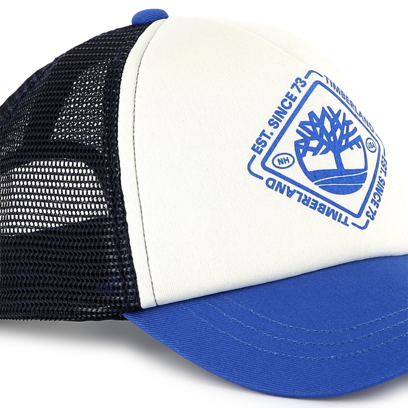 Tricolor bi-material cap TIMBERLAND 
                    BOY