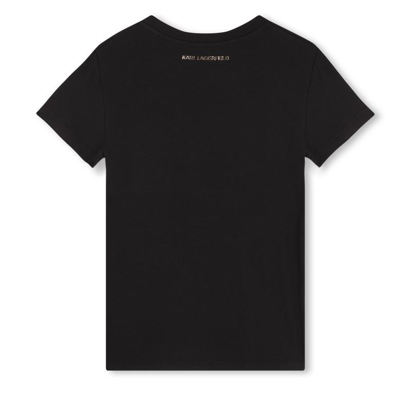Reversible Sequined T-Shirt KARL LAGERFELD KIDS 
                    GIRL