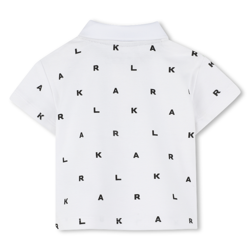 Shorts and polo shirt set KARL LAGERFELD KIDS 
                    BOY
