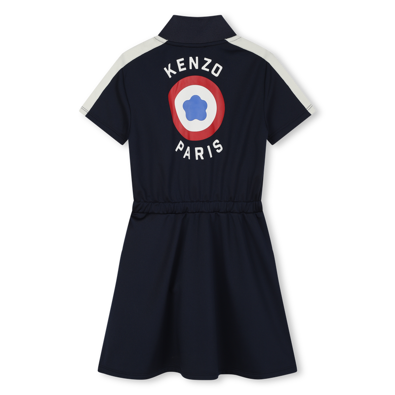 Short-Sleeved Zipped Dress KENZO KIDS 
                    GIRL