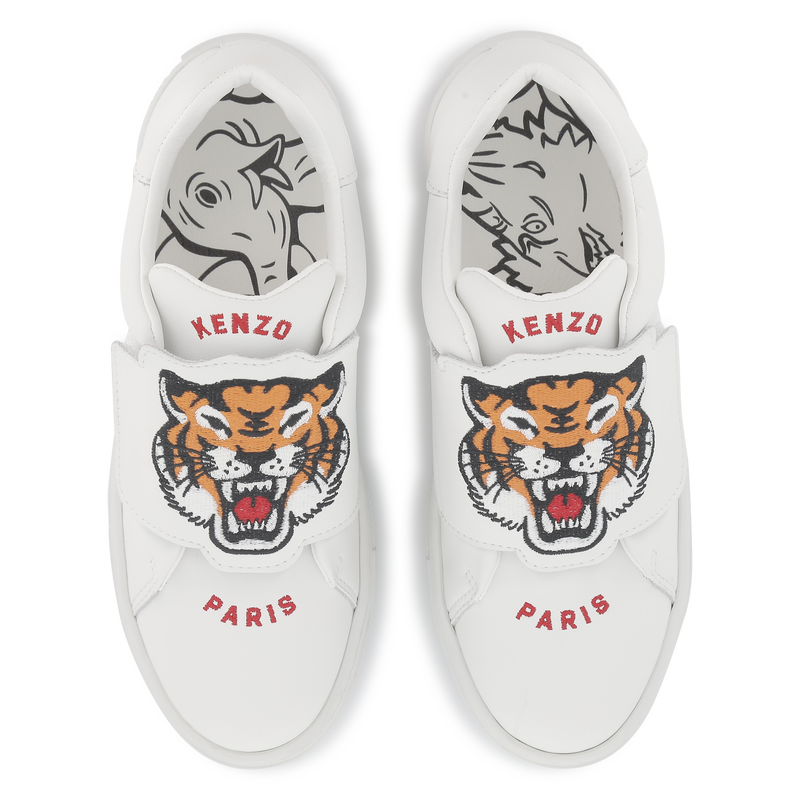 Leather Velcro sneakers KENZO KIDS 
                    UNISEX