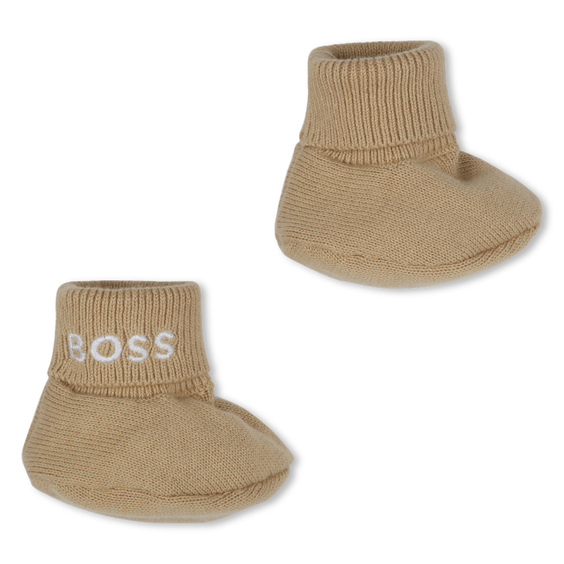 Hat and booties matching set BOSS 
                    UNISEX