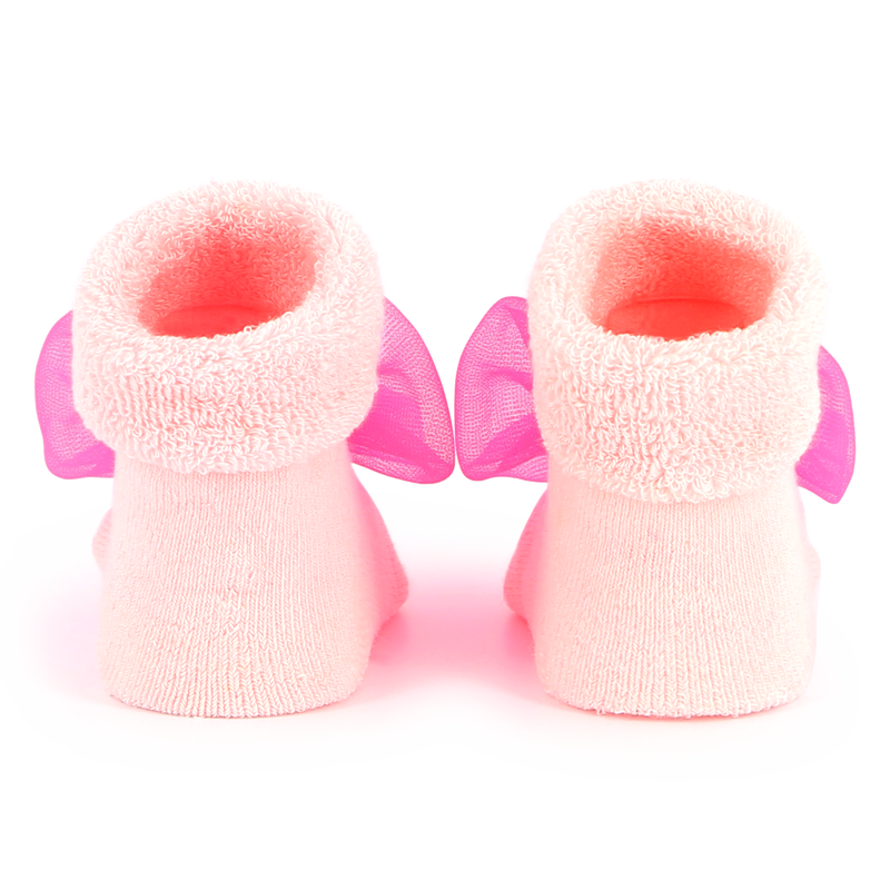 Knitted socks with bow BILLIEBLUSH 
                    GIRL