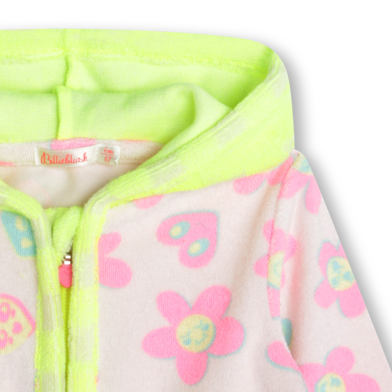 Hooded Terrycloth cardigan BILLIEBLUSH 
                    GIRL