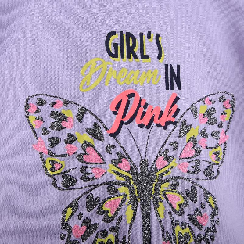 Butterfly sequin-graphic tee BILLIEBLUSH 
                    GIRL