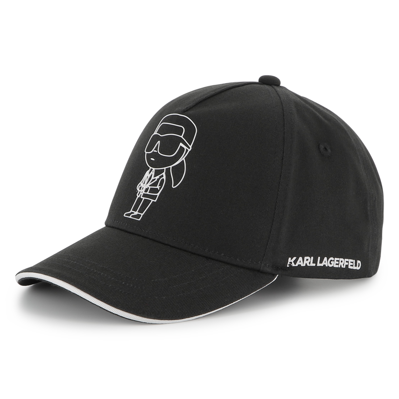 Adjustable cotton cap KARL LAGERFELD KIDS 
                    BOY