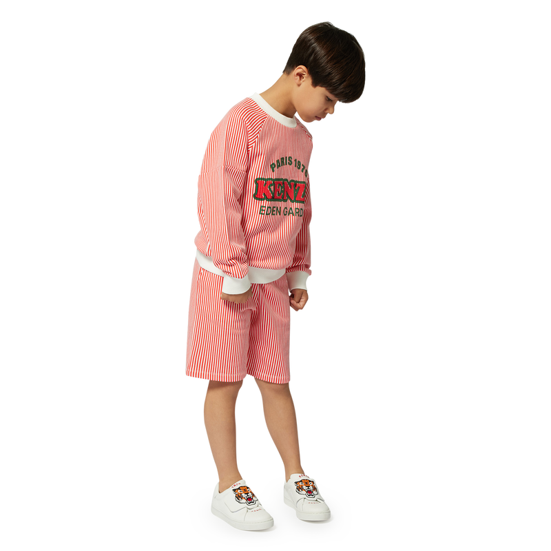 Striped cotton sweatshirt KENZO KIDS 
                    BOY