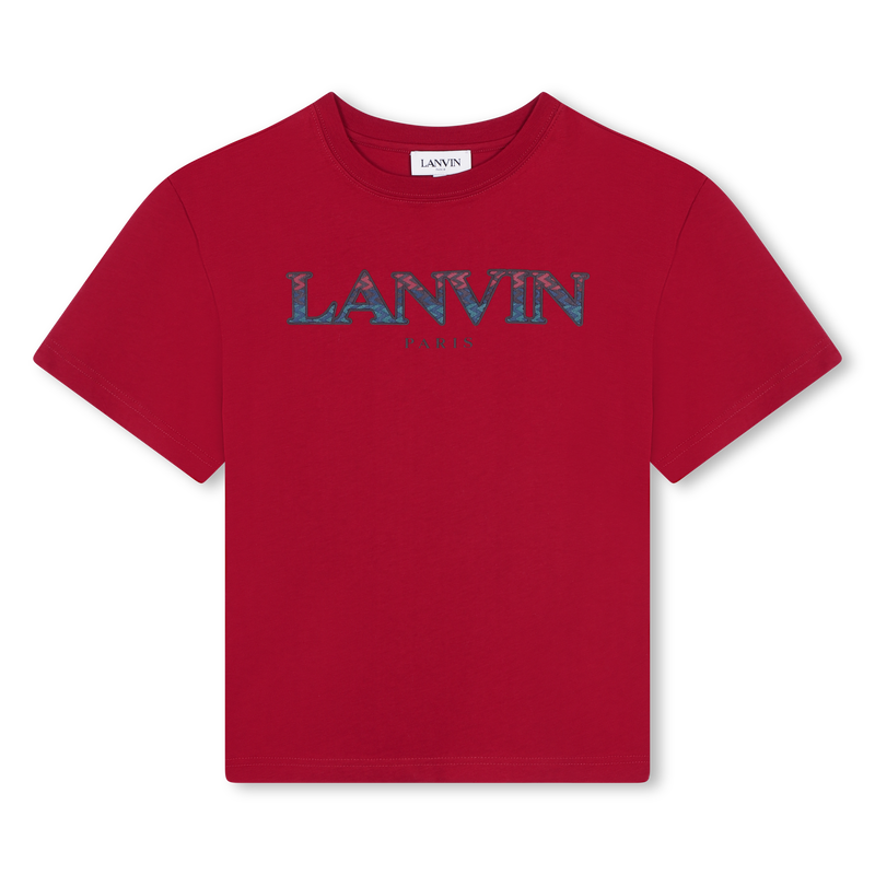 Round-Neck Logo T-Shirt LANVIN 
                    BOY