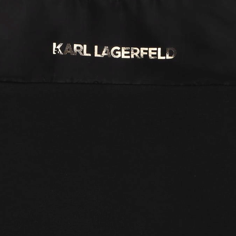 Organza-Sleeve Sweatshirt KARL LAGERFELD KIDS 
                    GIRL