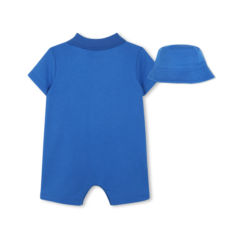 Short romper and bucket hat TIMBERLAND 
                    BOY