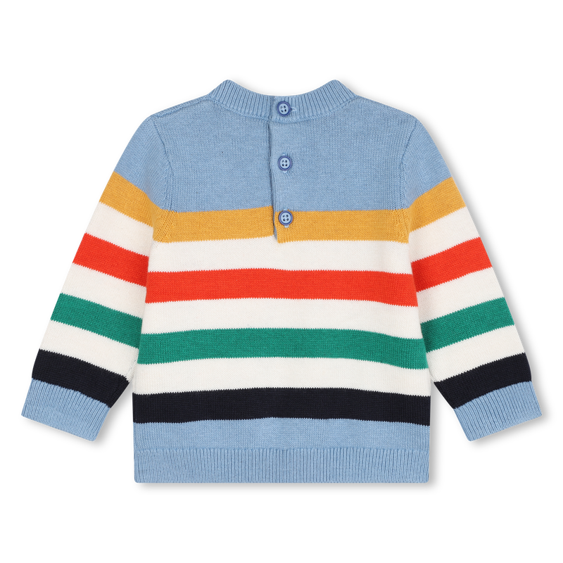 Striped Knit Sweater CARREMENT BEAU 
                    BOY