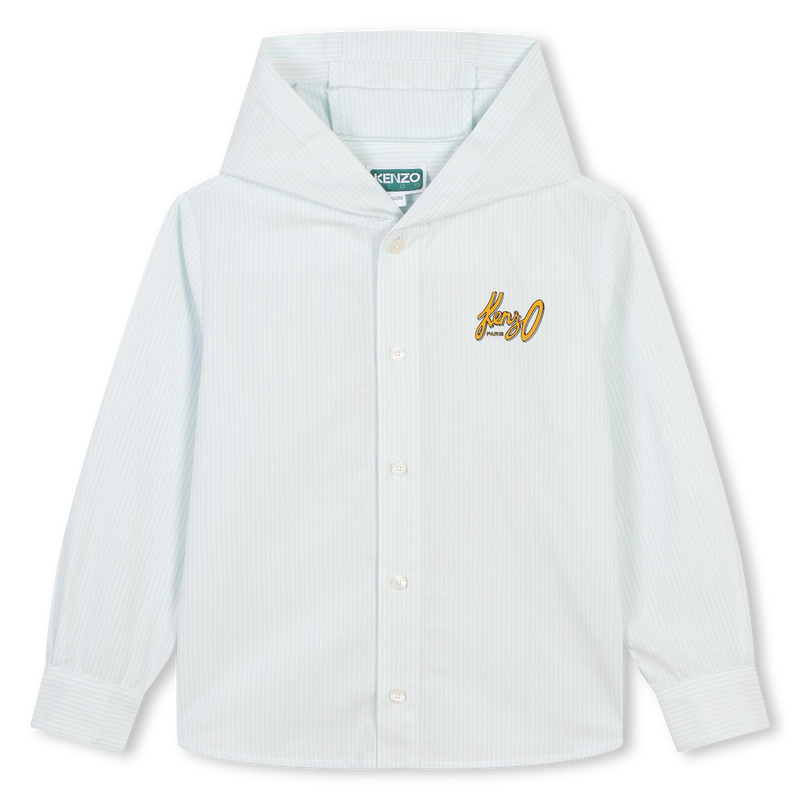 Hooded Cotton Shirt KENZO KIDS 
                    BOY