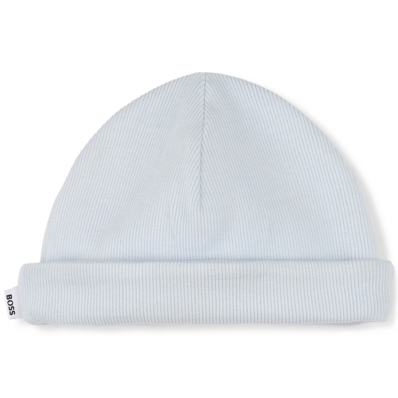 Cotton hat with turn-up BOSS 
                    BOY