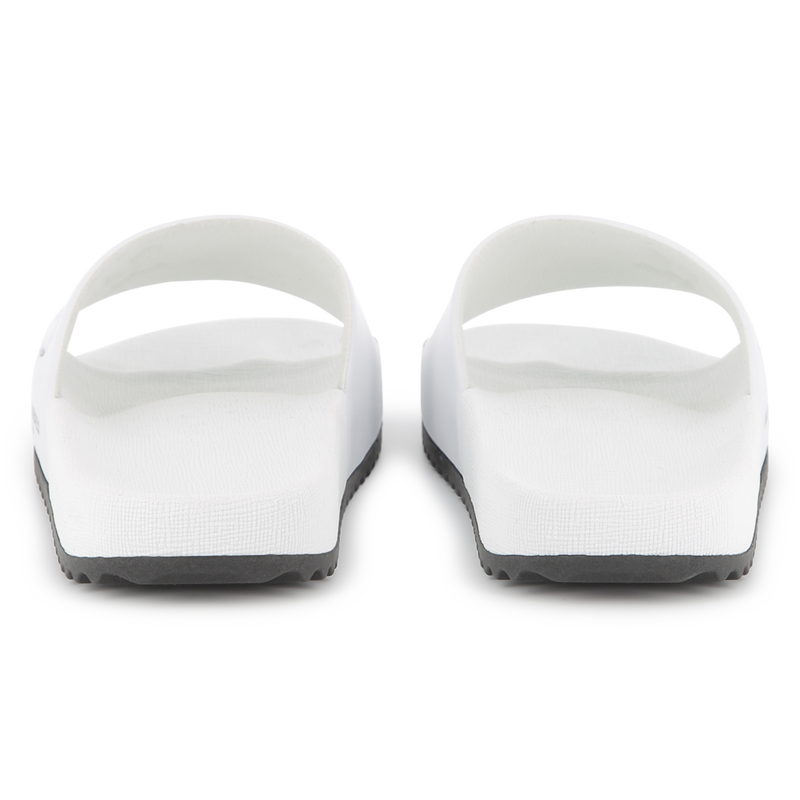 Sliders with raised print KARL LAGERFELD KIDS 
                    GIRL
