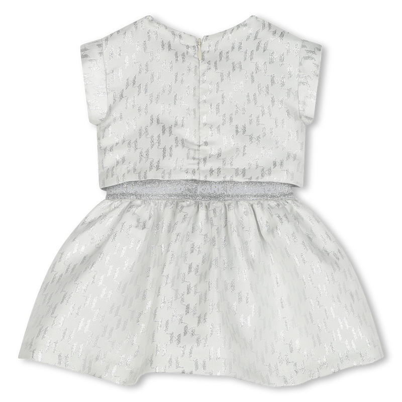 Couture-Style Printed Dress KARL LAGERFELD KIDS 
                    GIRL