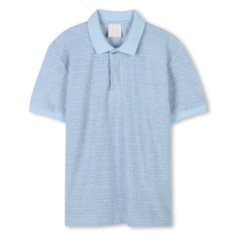 Cotton fleece polo shirt GIVENCHY 
                    BOY