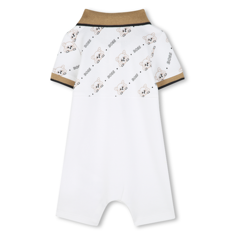 Short polo-neck romper BOSS 
                    BOY