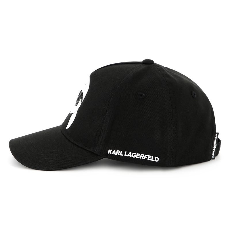 Adjustable cotton baseball cap KARL LAGERFELD KIDS 
                    GIRL