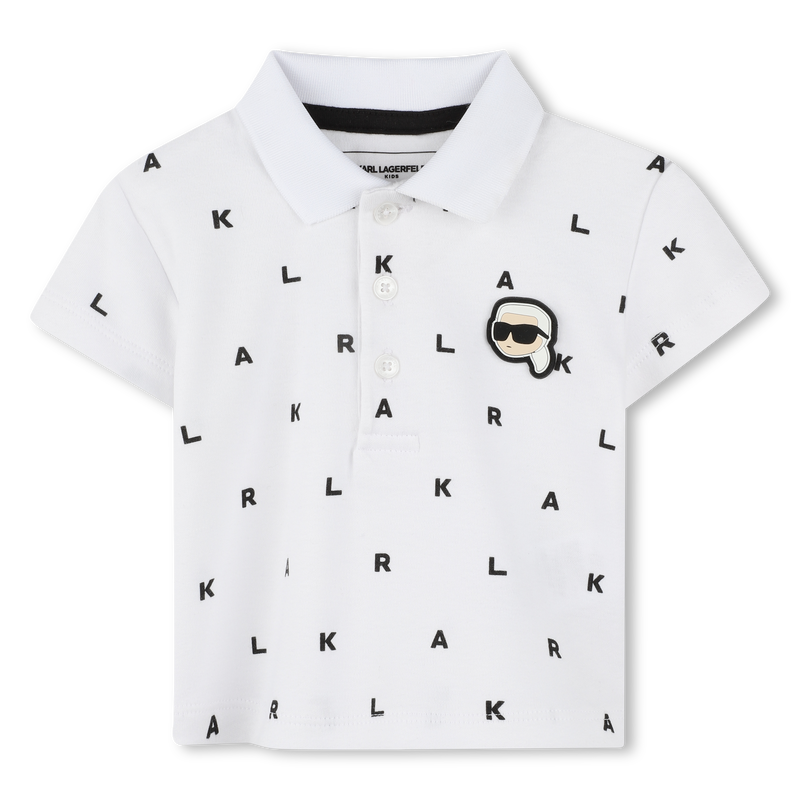 Shorts and polo shirt set KARL LAGERFELD KIDS 
                    BOY