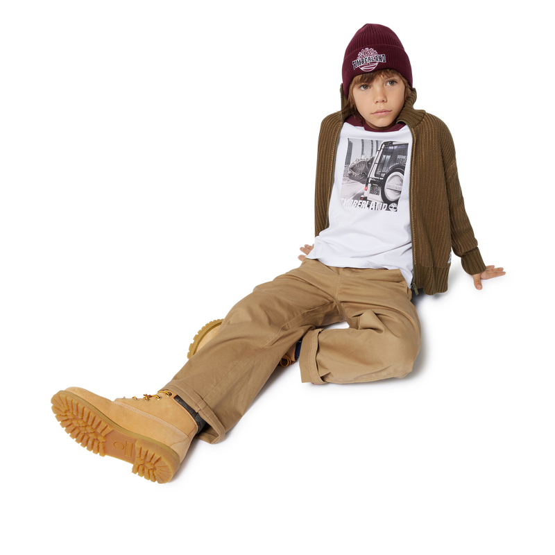 Two-Tone Graphic Print T-Shirt TIMBERLAND 
                    BOY