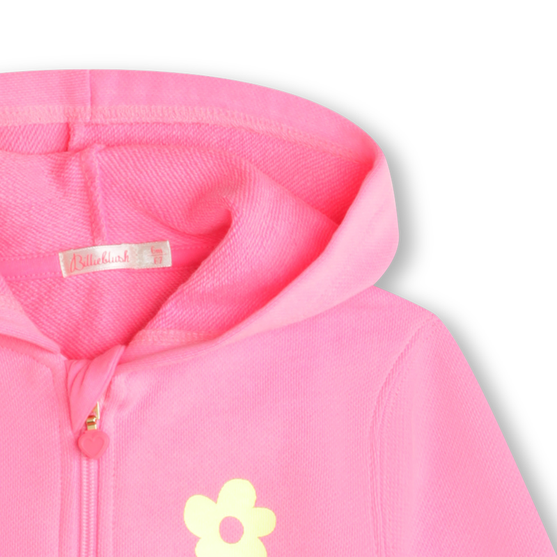 Hooded fleece cardigan BILLIEBLUSH 
                    GIRL