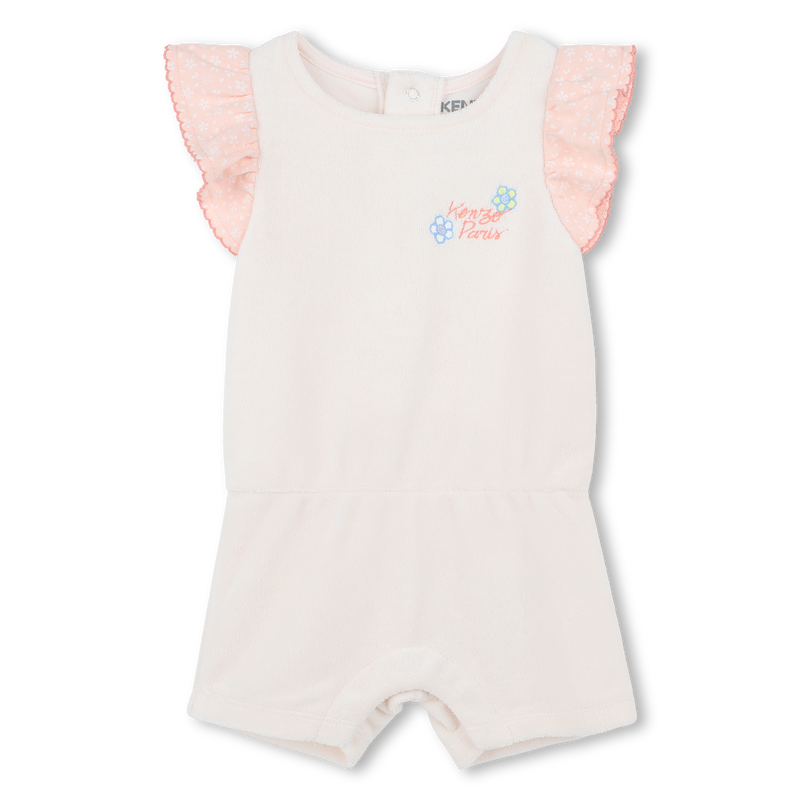 Terry cloth romper KENZO KIDS 
                    GIRL