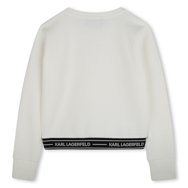 Long-sleeved sweatshirt KARL LAGERFELD KIDS 
                    GIRL