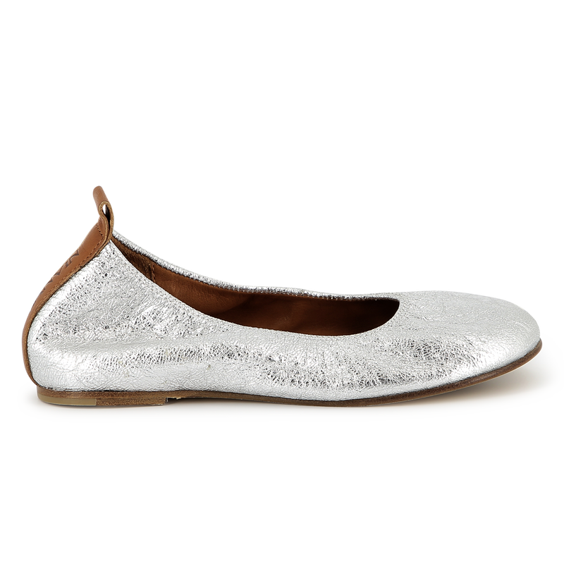 Leather ballet pumps LANVIN 
                    GIRL