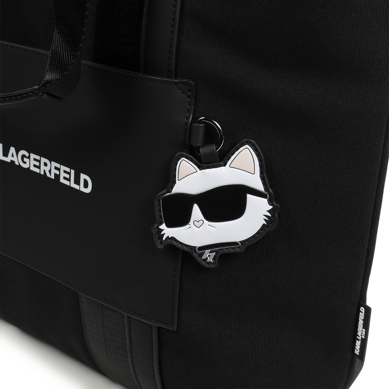 Tote bag with CHOUPETTE tag KARL LAGERFELD KIDS 
                    GIRL