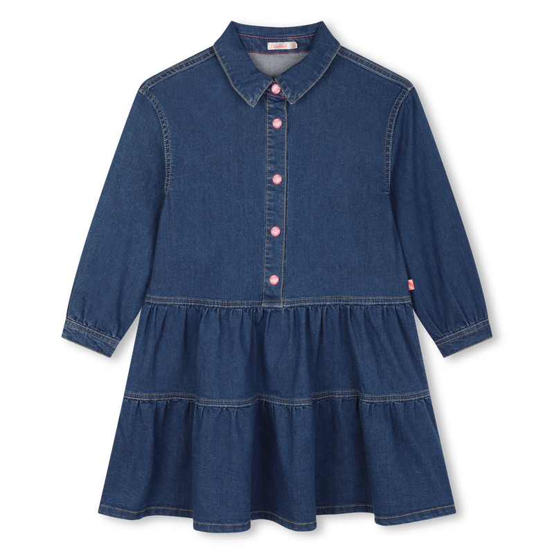 Denim Shirt-Collar Dress BILLIEBLUSH 
                    GIRL