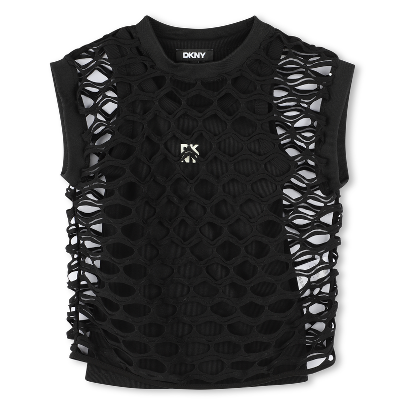 2-in-1 two-tone T-shirt DKNY 
                    GIRL