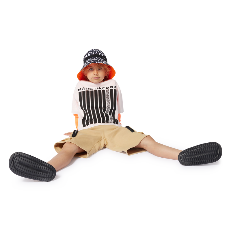 Cotton fleece Bermuda shorts THE MARC JACOBS 
                    BOY
